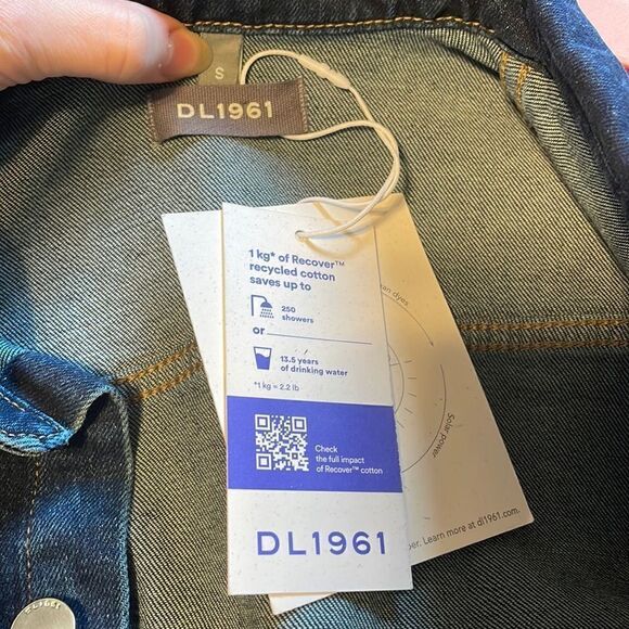 DL1961 Freja Denim Jumpsuit Skylark - Picture 9 of 10